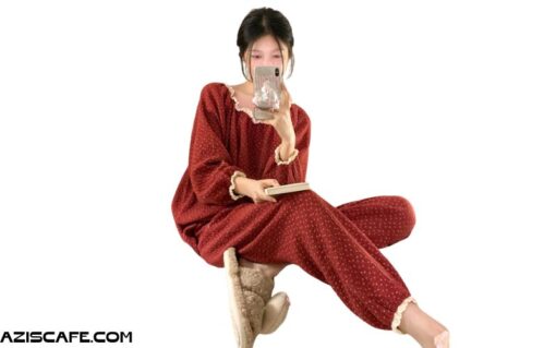 Đồ bộ pyjama nữ tay dài quần dài dễ thương